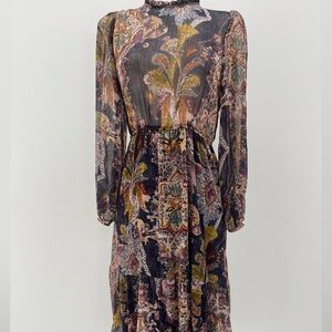 Zara Bohemian / Boho Style Maxi/ Midi Dress